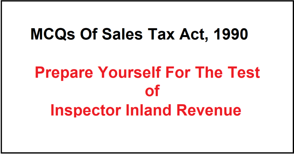 msqs of sales tax act 1990