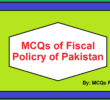 MCQs of Fiscal Policy of Pakistan