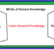 MCQs of General Knowledge