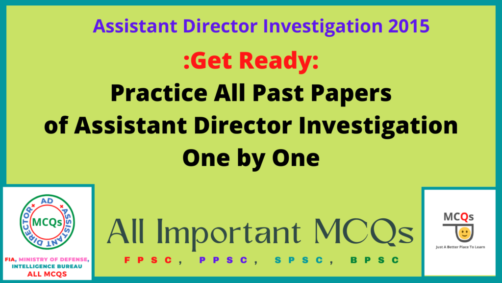 assistant director investigation 2015