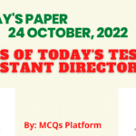 Test of Assitant Director ASF 24 October 2022