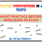 Repeated Prepositions in All Tests