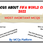 MCQs about FIFA World Cup 2022