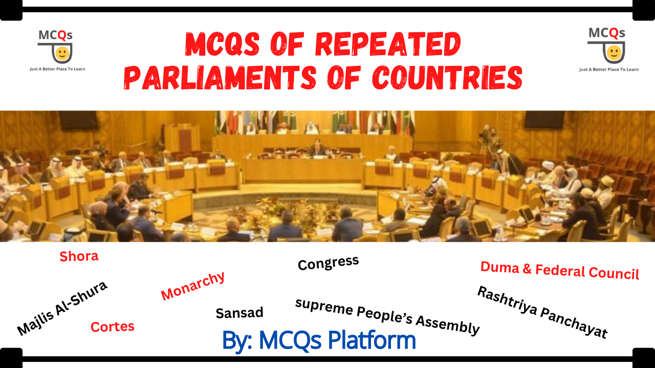 repeated parliaments of countries