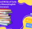 MCQs of Early Period