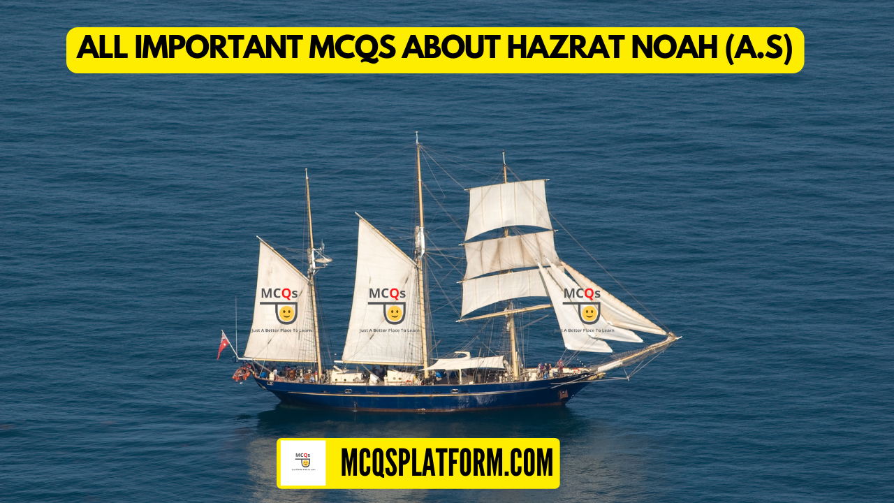important mcqs about hazrat noah a.s