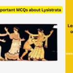 Most Important MCQs about Lysistrata