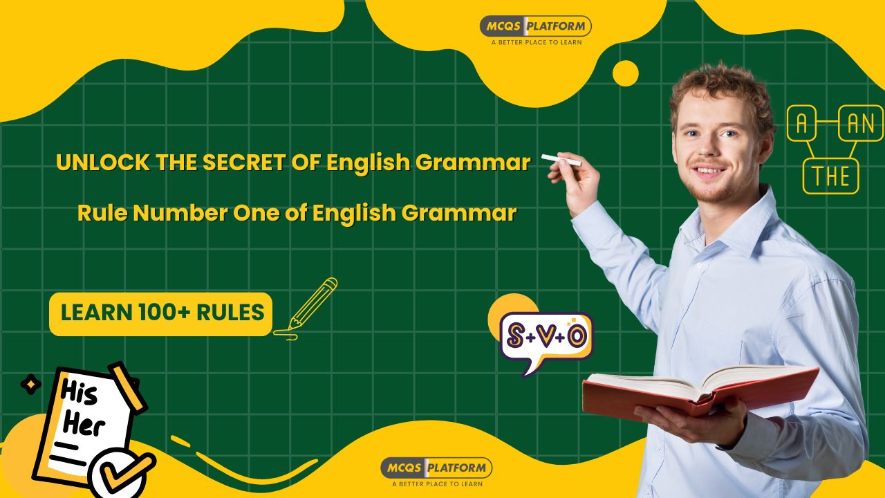 rule number one of english grammar