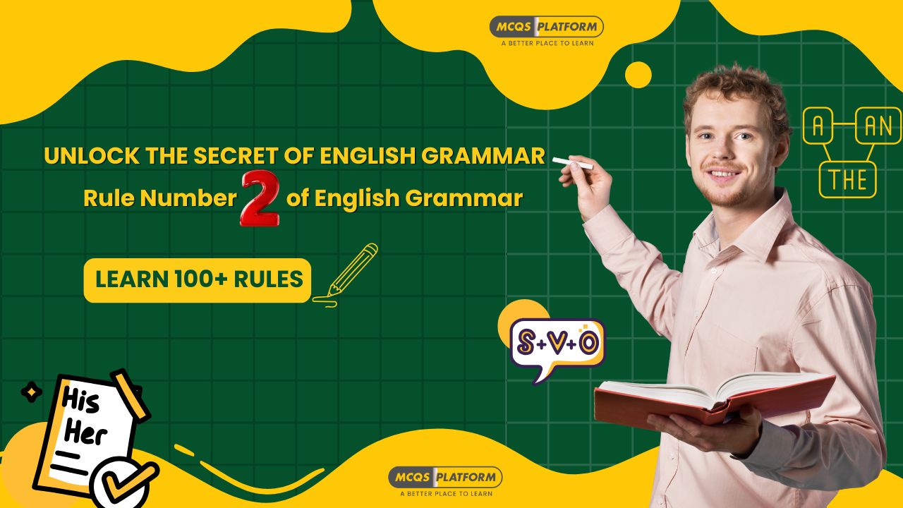 rule number two of english grammar