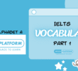 IELTS Vocabulary Part 1
