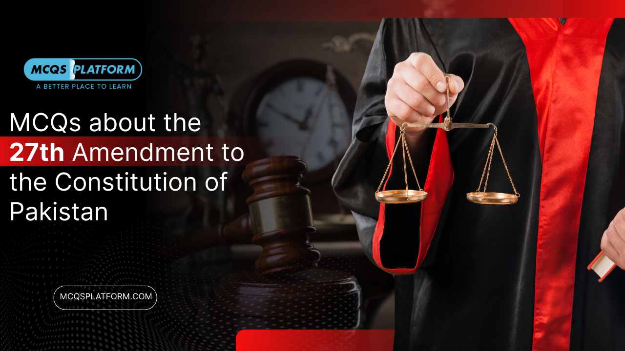 twenty seventh amendment to the constitution of pakistan