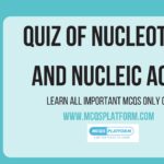 Quiz of Nucleotide and Nucleic Acid